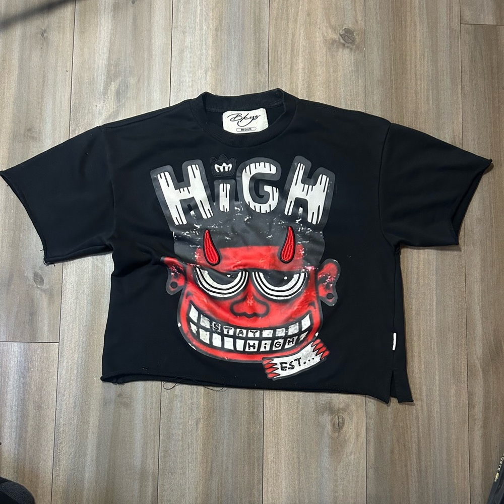 Ed Hardy Kids Graphic Tee in Black and Red